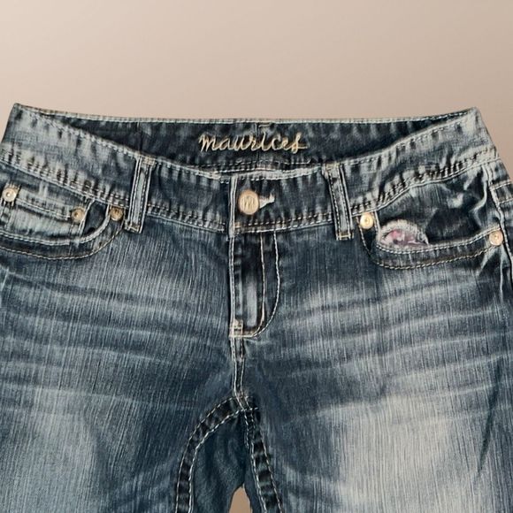 Maurice’s Original Fit Straight Leg Jeans Size 9/10 30x28 #108 - Picture 2 of 6